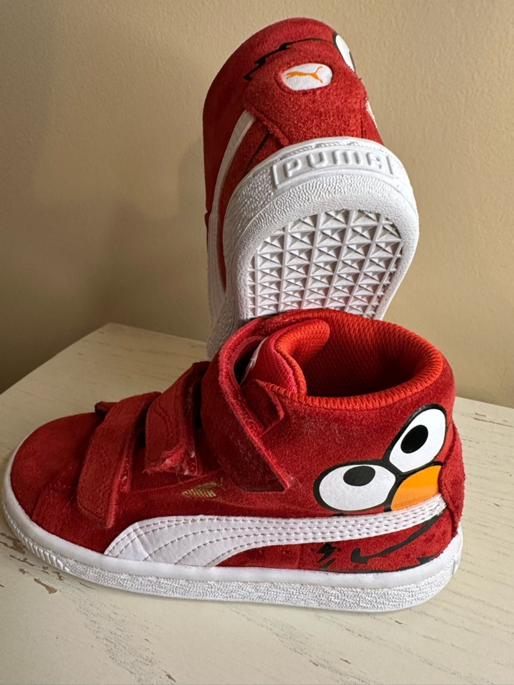 Puma Elmo Shoes Size 10C Limited Edition Rare